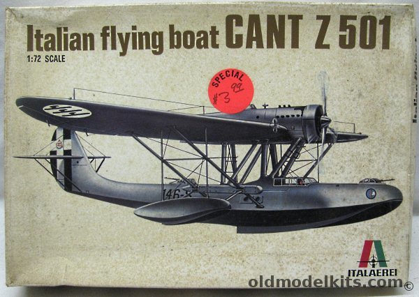 Italaerei 1/72 Cant Z501 Flying Boat (Z-501), 112 plastic model kit